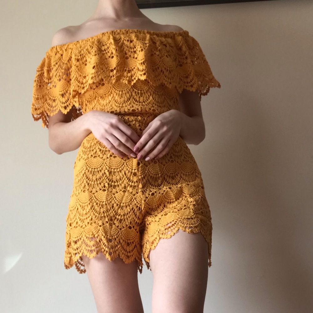 Yellow romper